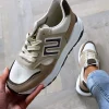 PARIS FASHION SHOPS Trainers^Adia Khaki & Camel Chunky Trainers