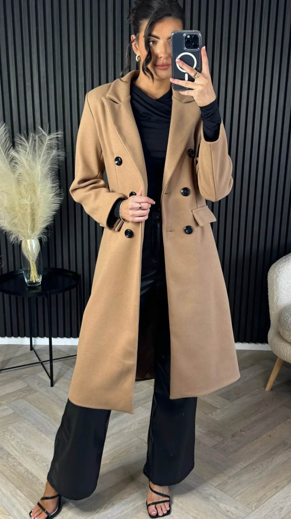 baldwin_camel_midi_length_0.webp PARIS FASHION SHOPS Coats & Jackets^Baldwin Camel Midi Length Coat