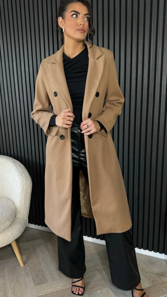 PARIS FASHION SHOPS Coats & Jackets^Baldwin Camel Midi Length Coat
