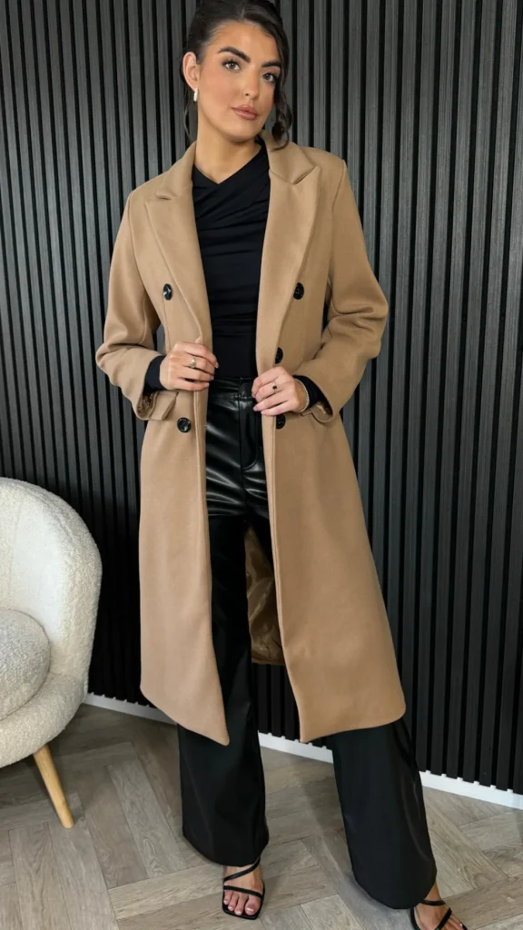 PARIS FASHION SHOPS Coats & Jackets^Baldwin Camel Midi Length Coat