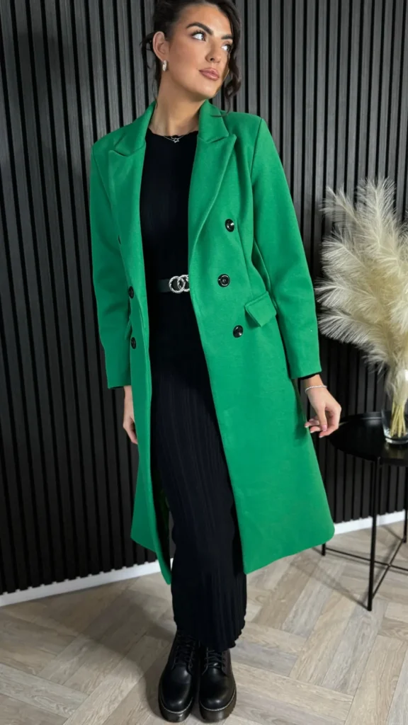 PARIS FASHION SHOPS Coats & Jackets^Baldwin Green Midi Length Coat