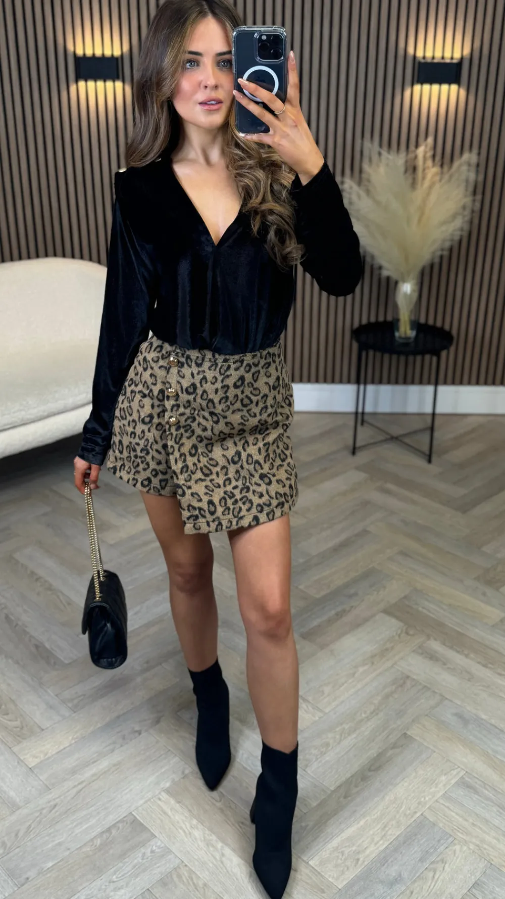 bexley_black_velvet_finis_5.webp UNIKA Tops^Bexley Black Velvet Finish Button Detail Bodysuit