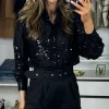 COPPEROSE Skirts & Shorts^Bowie Black Belted Shorts