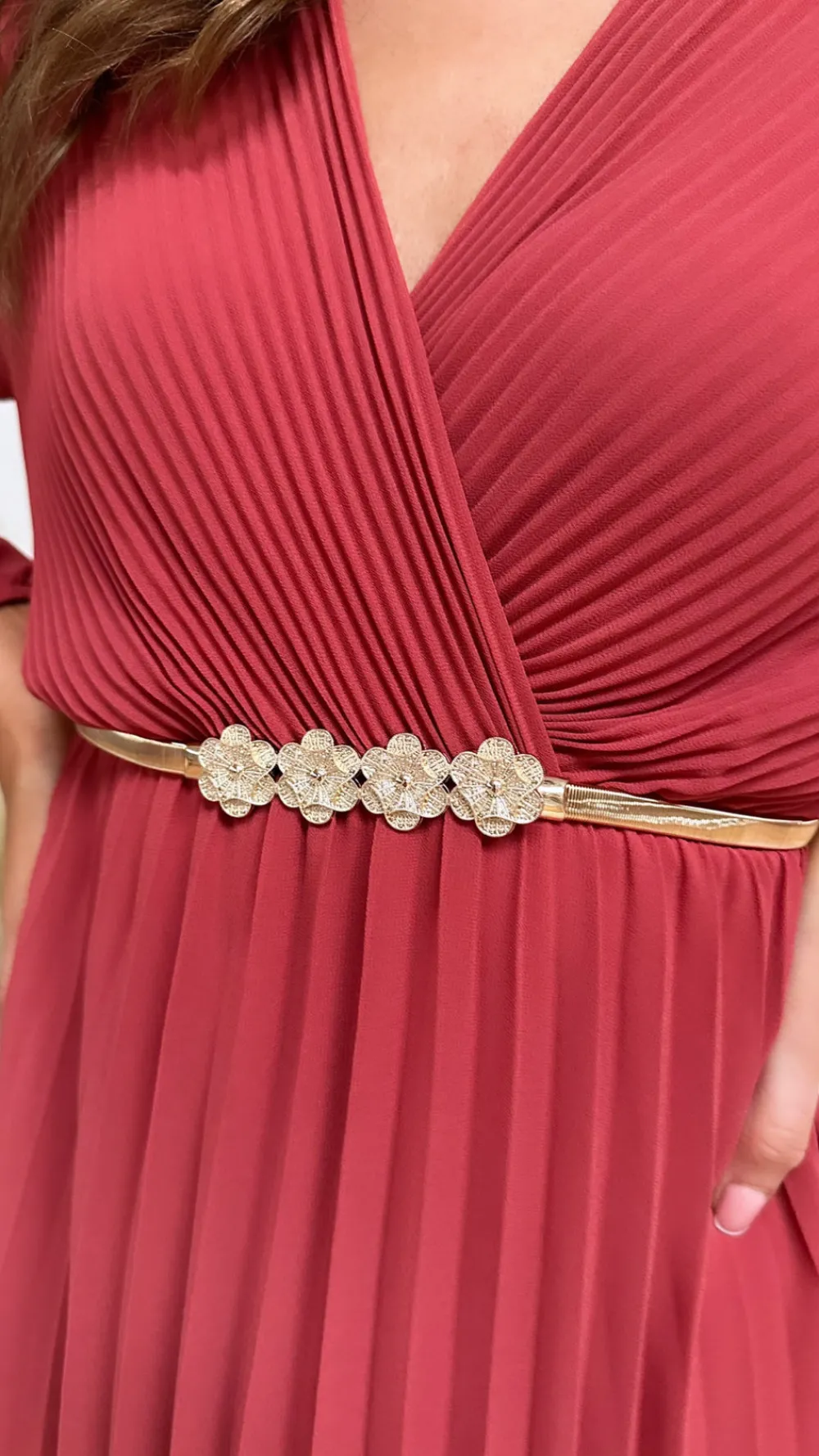 cadence_gold_floral_decor_0.webp BEST ANGEL Belts^Cadence Gold Floral Decorated Belt