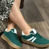 CINK ME Trainers^Cherice Forest Green With White Stripe Trainers