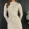 PARIS FASHION SHOPS Going Out Dresses | Occasion Dresses^Chiara Stone High Neck Open Cuff Detail Mini Dress