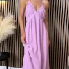 PARIS FASHION SHOPS Day Dresses | Going Out Dresses^Cindy Lilac Halterneck Midi Dress