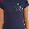 MC Tops^Cliona's Foundation Charity Tee - Navy