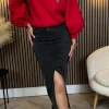 REDIAL Skirts & Shorts^Dallas Black Denim Skirt