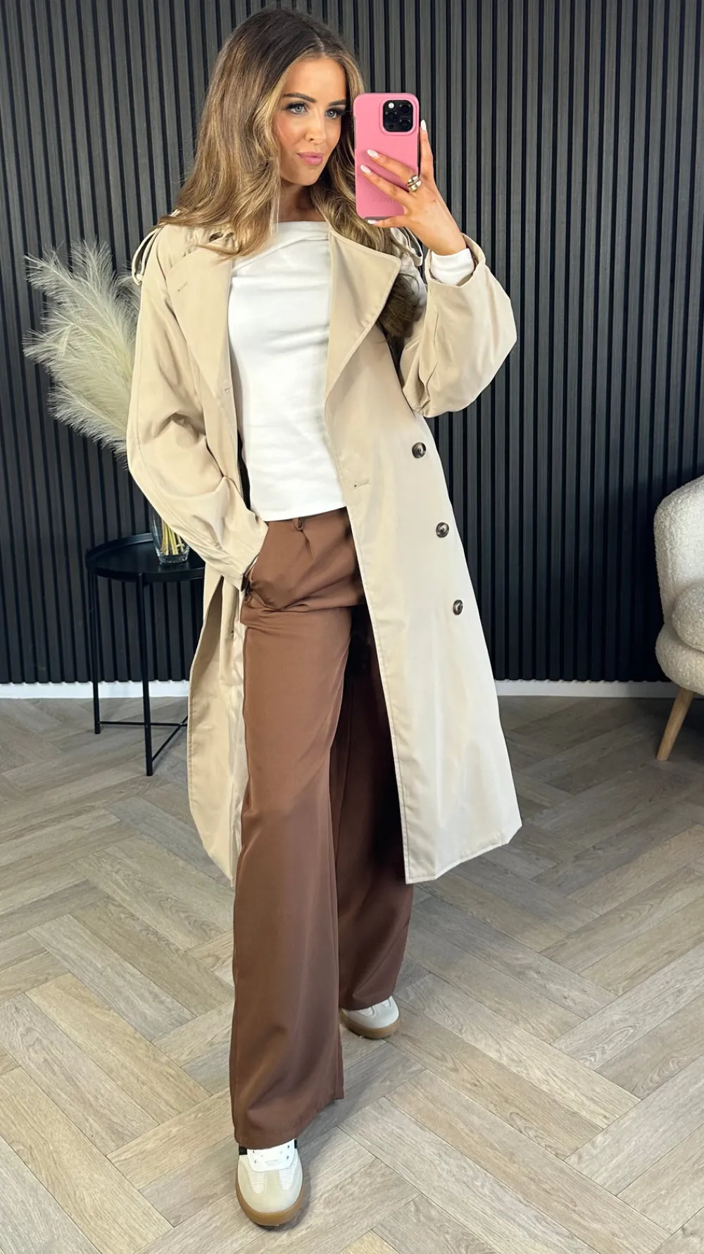 effie_chocolate_brown_wid_8.webp ESTEE BROWN Trousers^Effie Chocolate Brown Wide Leg Trousers