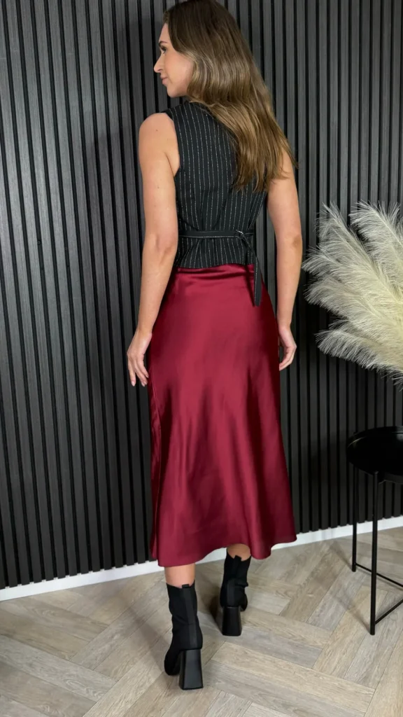 SEVEN SEPT Tops^Emmie Black Pinstripe Waistcoat