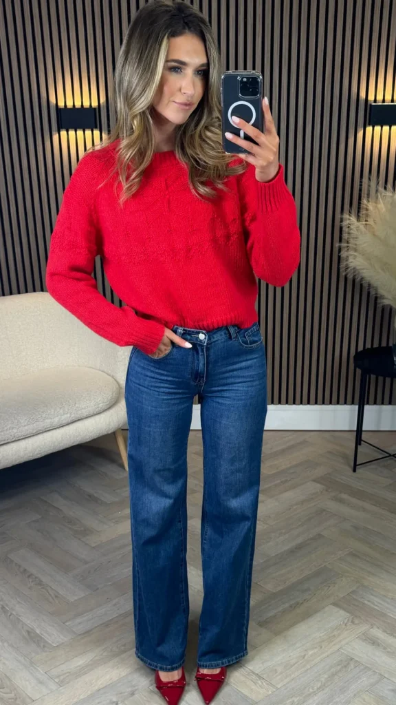 REDIAL Jeans^Fallon Blue Wide Leg Jeans