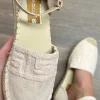 cc Flats^Freyja Beige Flat Sole Espadrilles