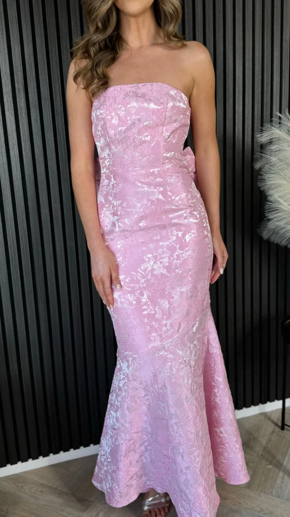 georgie_rose_pink_bandeau_10.webp FP & CO Fitted Dresses | Going Out Dresses^Georgie Rose Pink Bandeau Midi Dress