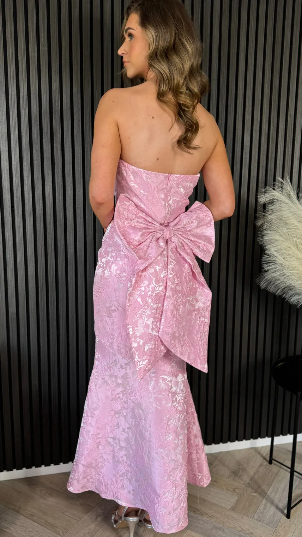 georgie_rose_pink_bandeau_6.webp FP & CO Fitted Dresses | Going Out Dresses^Georgie Rose Pink Bandeau Midi Dress