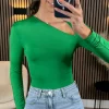 PARIS FASHION SHOPS Tops^Hannah Green Shoulder Detail Bodysuit