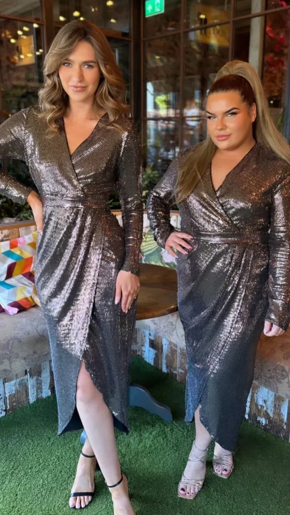 GIRL IN MIND Going Out Dresses | Occasion Dresses^Harbor Rose Gold Wrap Over Maxi Dress