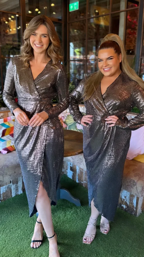 GIRL IN MIND Going Out Dresses | Occasion Dresses^Harbor Rose Gold Wrap Over Maxi Dress