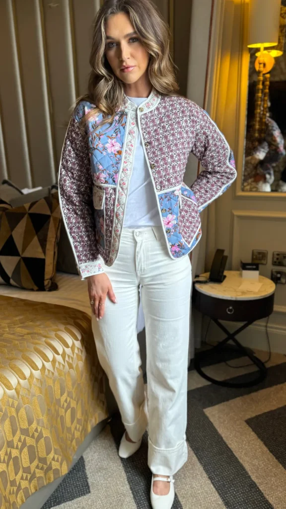BESTSELLER Coats & Jackets^Harriet Pink Floral Patchwork Quilted Jacket