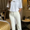 REDIAL Jeans^Jacinta Off-White Straight Leg Jeans