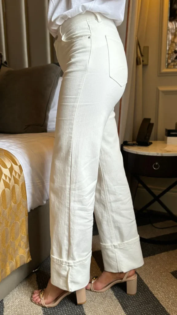 REDIAL Jeans^Jacinta Off-White Straight Leg Jeans