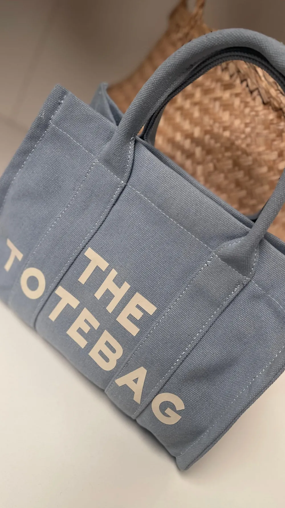 jade_light_blue_tote_bag__1.webp PARIS FASHION SHOPS Bags^Jade Light Blue 'Tote Bag' Handbag