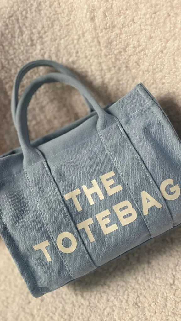 PARIS FASHION SHOPS Bags^Jade Light Blue 'Tote Bag' Handbag