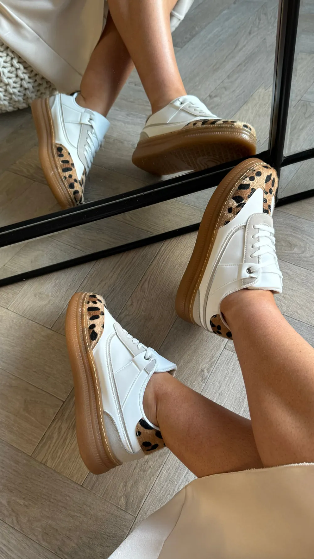 jessie_white_leopard_trim_1.webp SAS ACTIV GIVANA Trainers^Jessie White Leopard Trimmed Trainers
