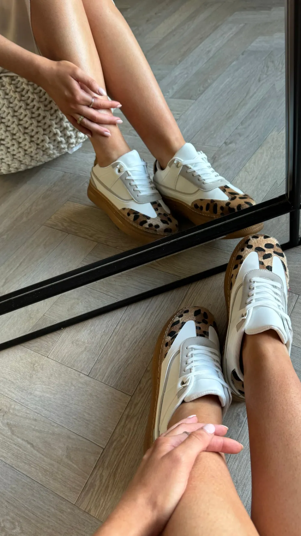 jessie_white_leopard_trim_2.webp SAS ACTIV GIVANA Trainers^Jessie White Leopard Trimmed Trainers