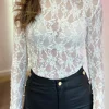 LUCCE Tops^Laramie Cream Lace Detail Top