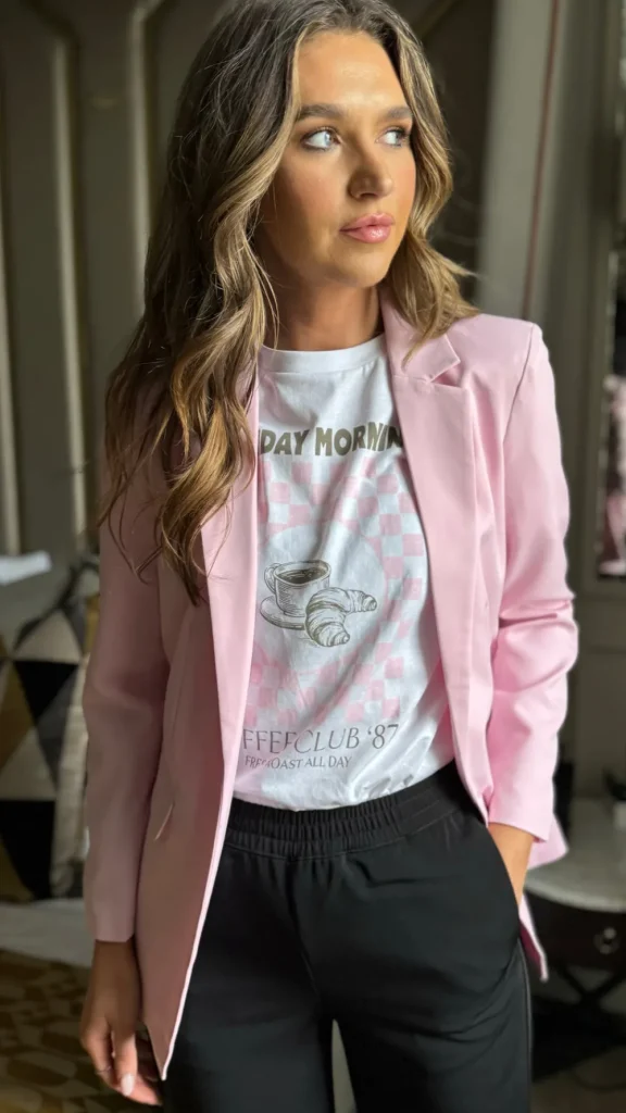 BESTSELLER Blazers^Nelle Light Pink Tailored Blazer