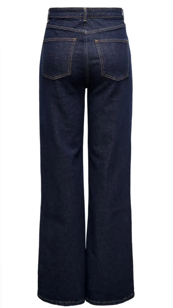 BESTSELLER Jeans^Nixon Dark Blue High Waist Wide Leg Jeans