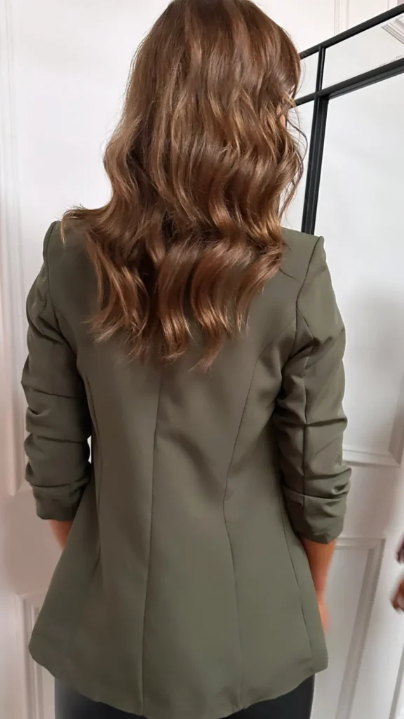 MISS LINDA Blazers^Odette Khaki Blazer
