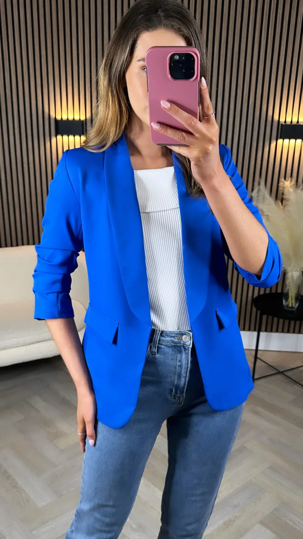 odette_royal_blue_blazer_0.webp MISS LINDA Blazers^Odette Royal Blue Blazer