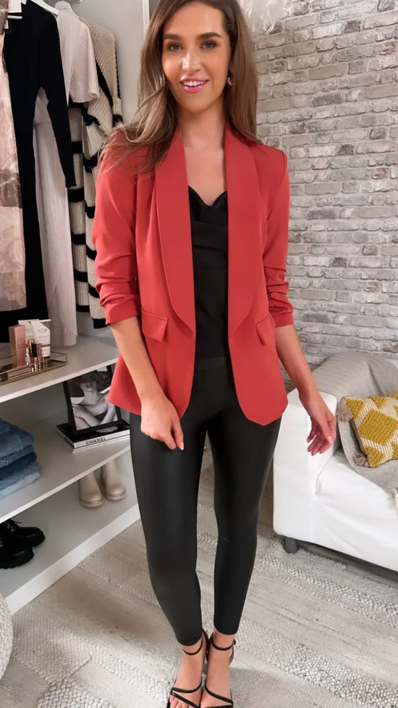MISS LINDA Blazers^Odette Rust Blazer