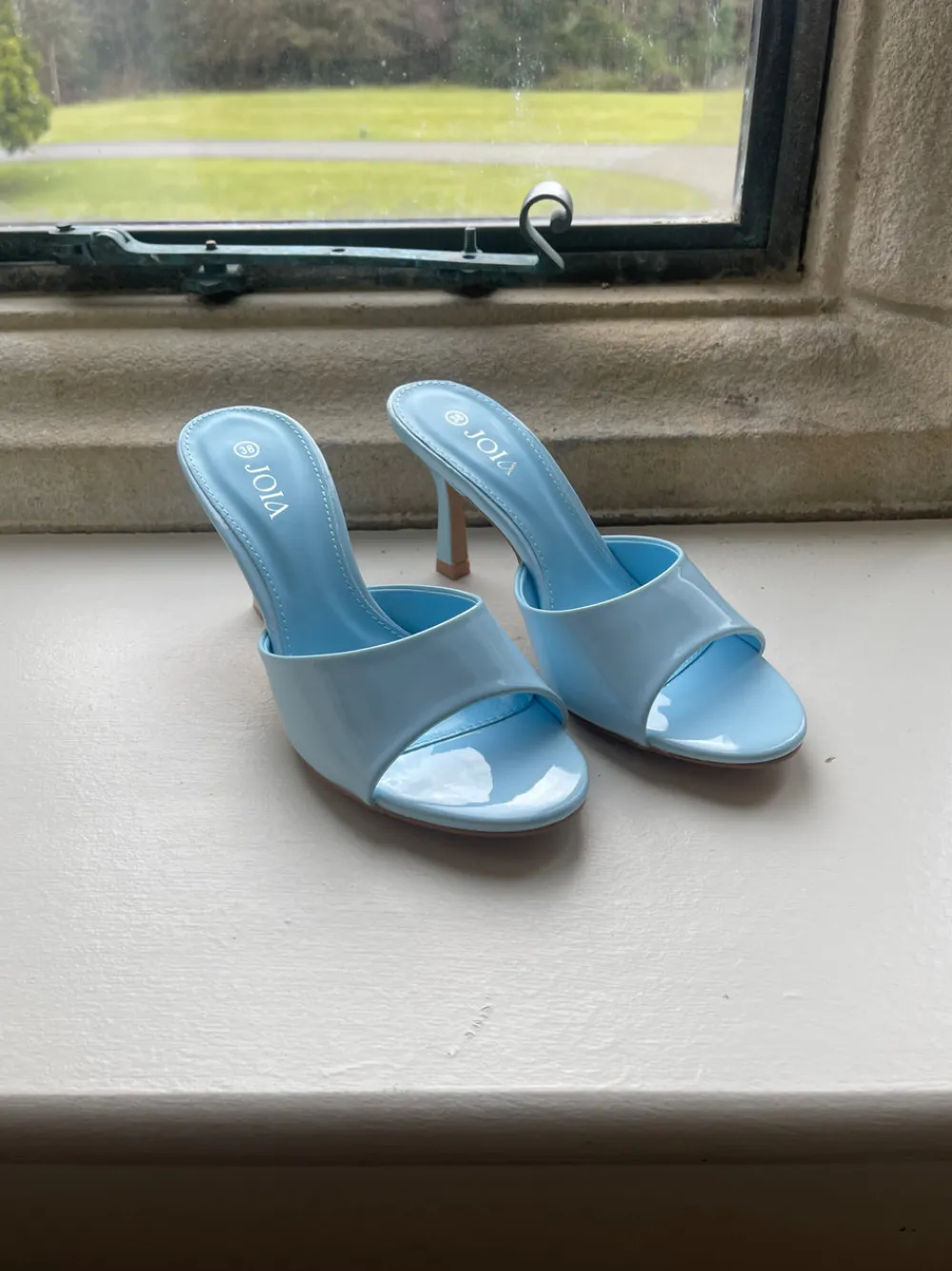 pamela_baby_blue_slip_on__2.webp JOIA Heels^Pamela Baby Blue Slip On Heeled Mules