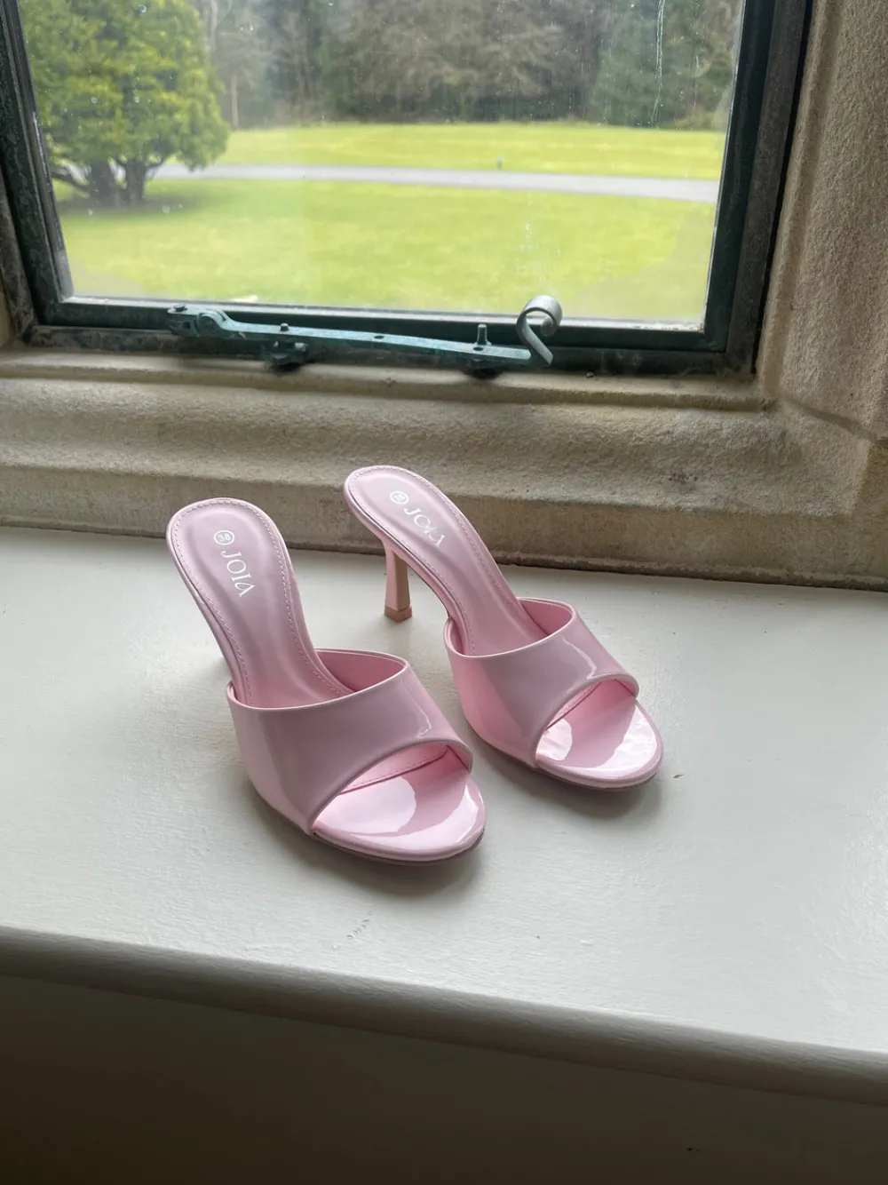 pamela_rose_pink_slip_on__2.webp JOIA Heels^Pamela Rose Pink Slip On Heeled Mules