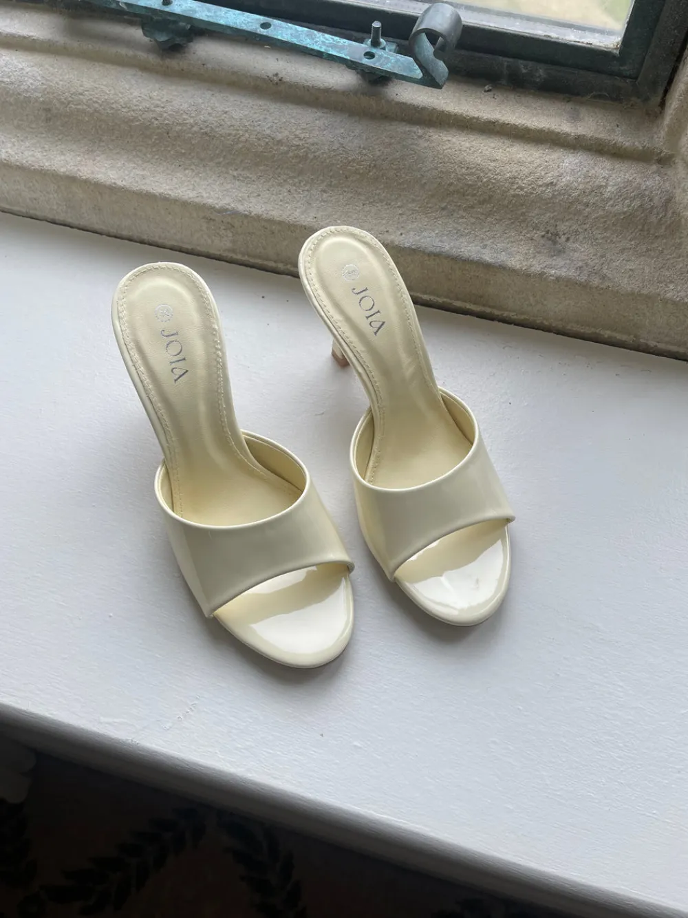 pamela_yellow_slip_on_hee_0.webp JOIA Heels^Pamela Yellow Slip On Heeled Mules