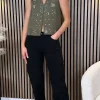 PARIS FASHION SHOPS Jeans^Portia Black Cargo Jeans