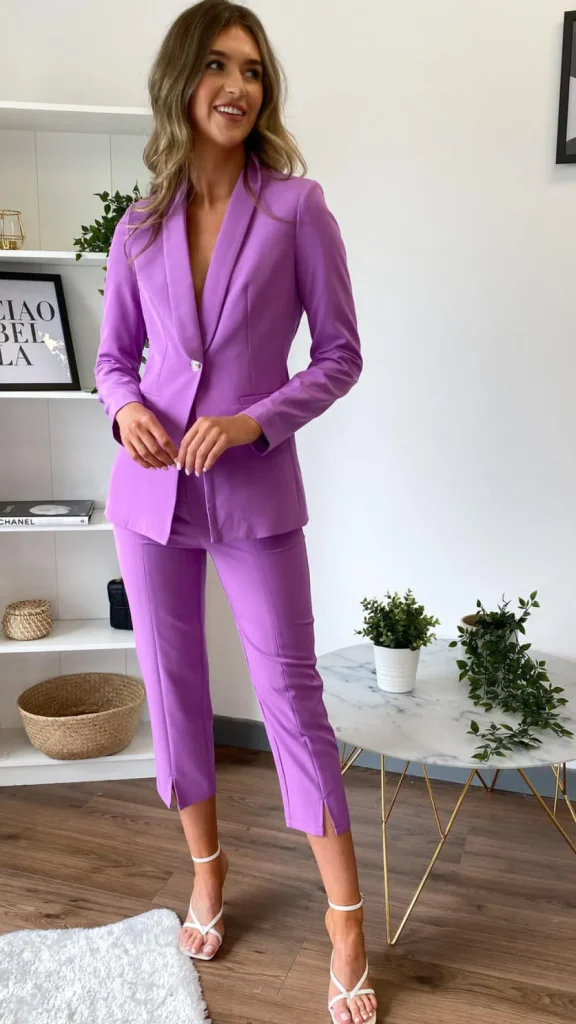 IONEL Trousers^Rhea Purple Trousers