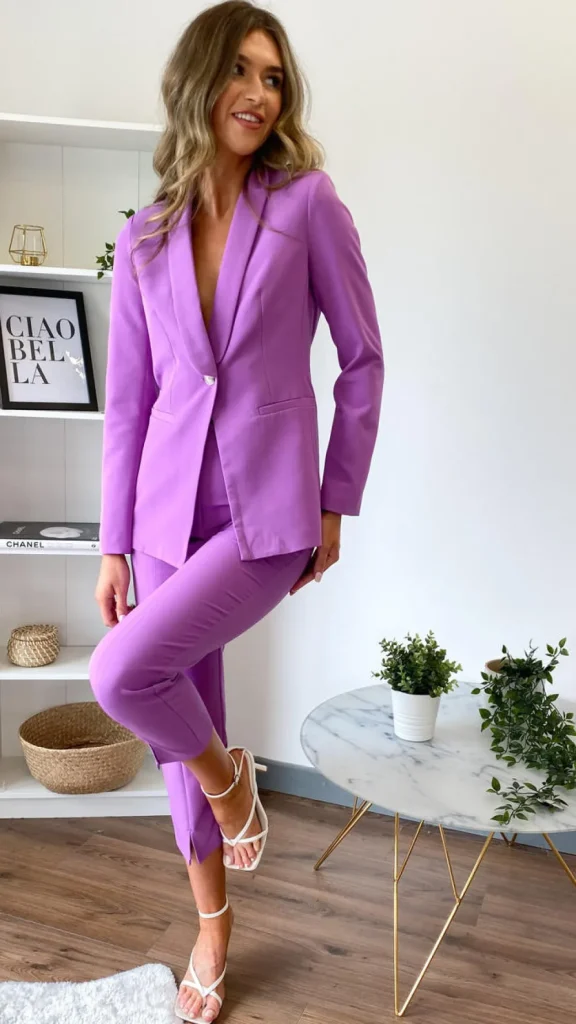 IONEL Trousers^Rhea Purple Trousers