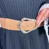 PHANIE MODE Belts^Rhymer Camel Leather Look Belt