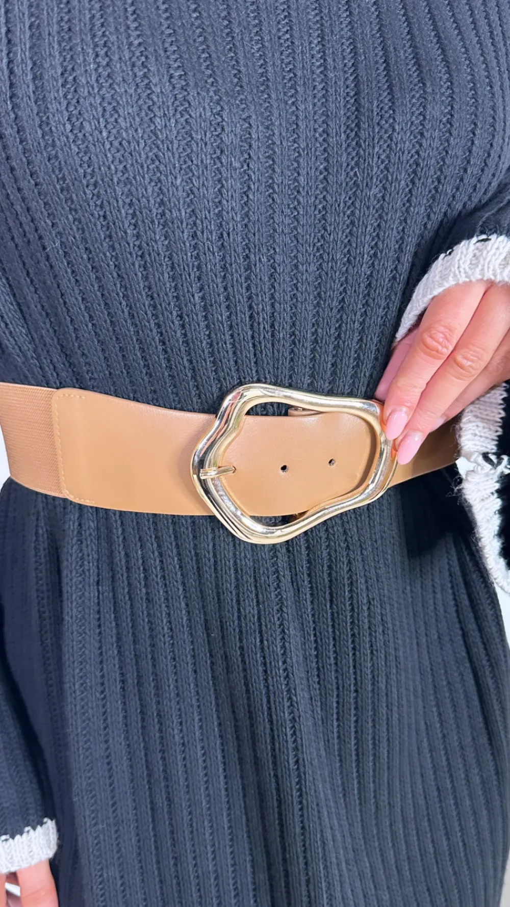 rhymer_camel_leather_look_0.webp PHANIE MODE Belts^Rhymer Camel Leather Look Belt