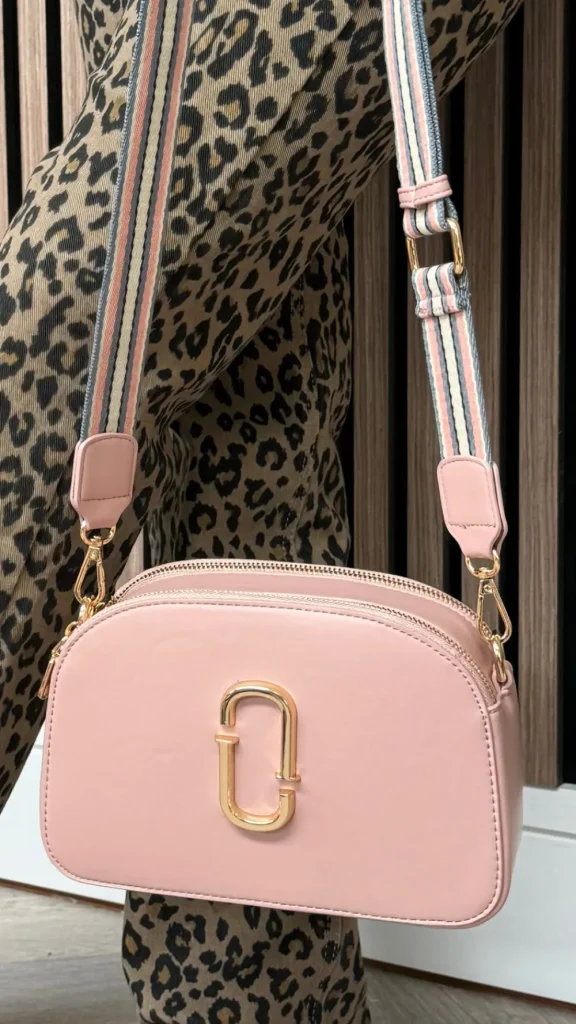Roc Ronoco Bags^Romilly Dusky Pink Slim Crossbody Handbag