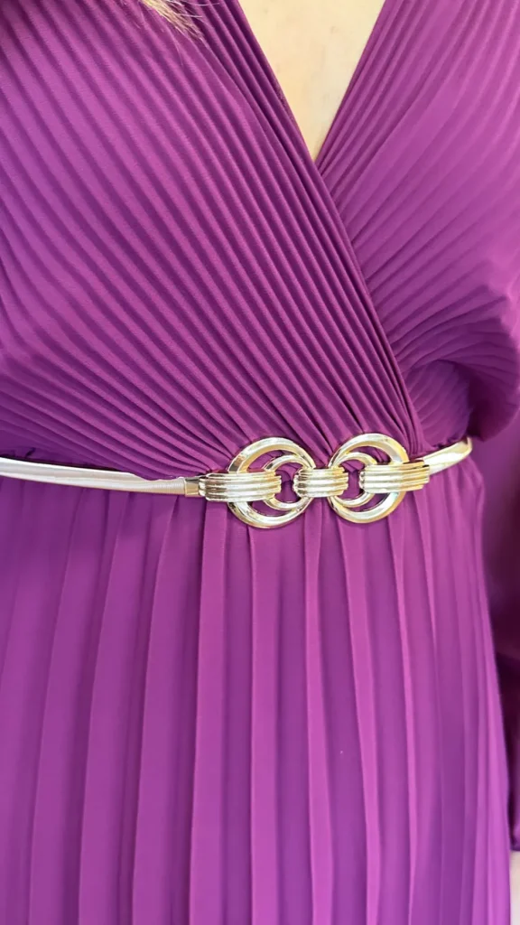 BEST ANGEL Belts^Rosaline Gold Ringed Belt