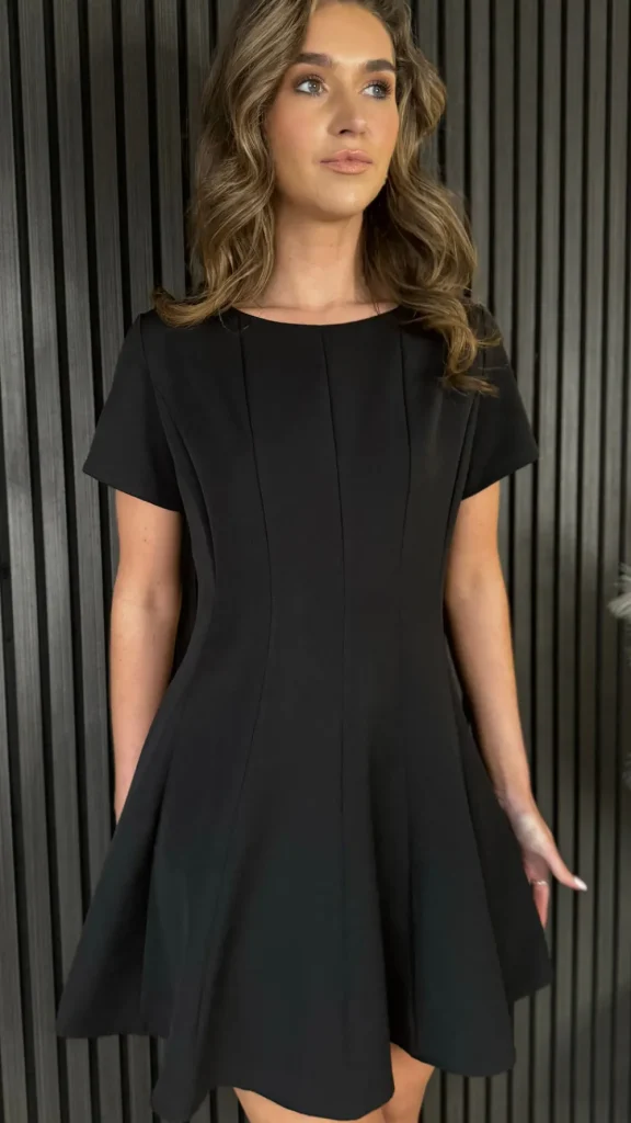 LORIANE Day Dresses | Going Out Dresses^Ross Black Skater Style Mini Dress