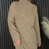 SEVEN SEPT Knitwear | Day Dresses^Sadie Taupe Chunky Knit Jumper Dress