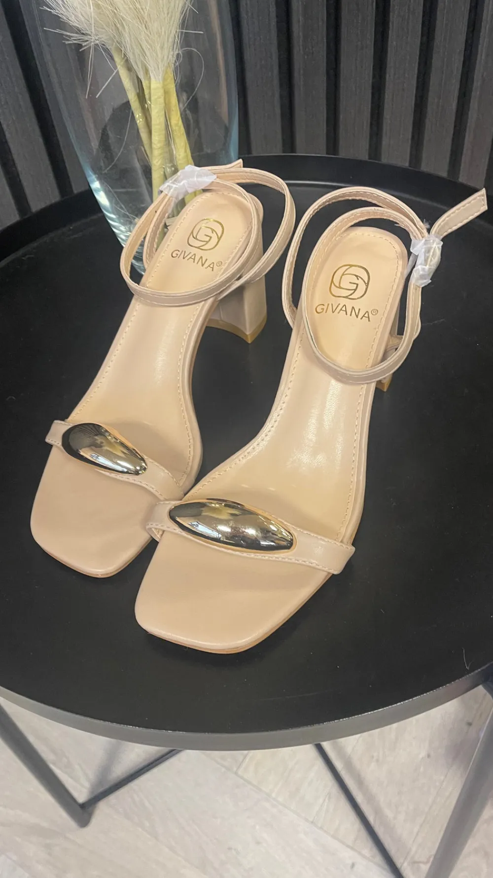 sahara_beige_gold_detail__1.webp SAS ACTIV GIVANA Heels^Sahara Beige Gold Detail Block Heeled Sandals