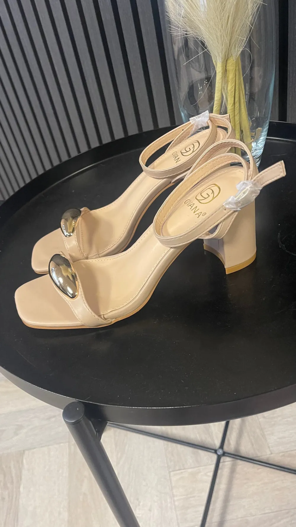 sahara_beige_gold_detail__2.webp SAS ACTIV GIVANA Heels^Sahara Beige Gold Detail Block Heeled Sandals