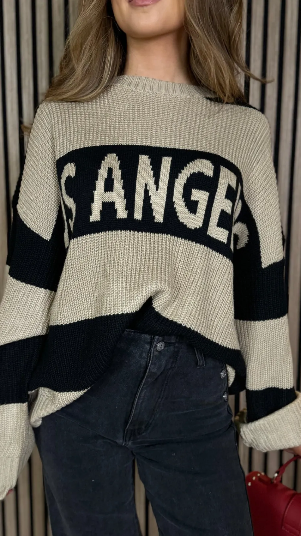 sawyer_beige_amp_black_pr_7.webp COPPEROSE Knitwear^Sawyer Beige & Black Printed Jumper
